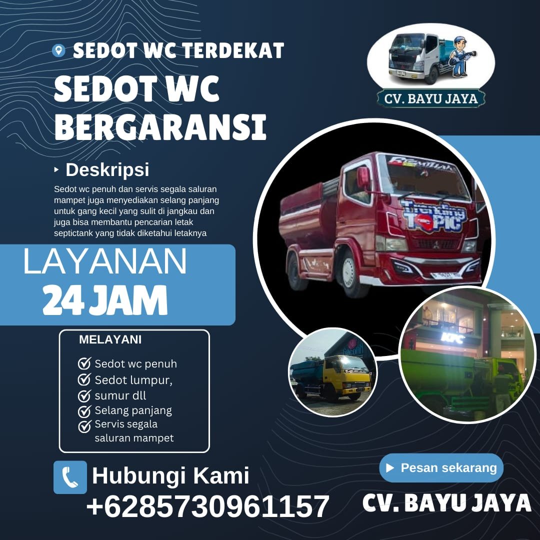 Jasa Sedot WC Bubutan Surabaya Ter Murah Terdekat, Bergaransi 100% & Ready 24 Jam ! - Gambar 15